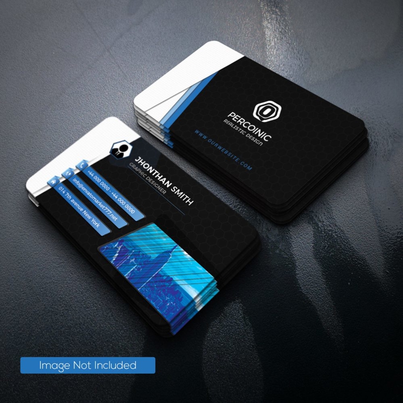 فایل الگوی کارت ویزیت حرفه ای ساده - Simple Professional Business Card Template