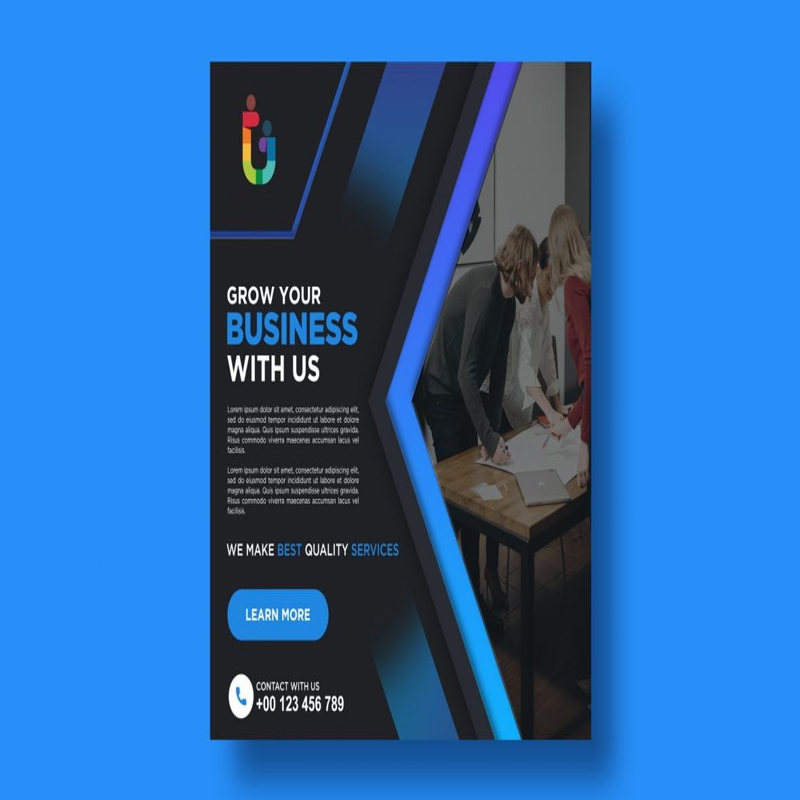 فایل طراحی بنر بازاریابی رسانه‌های اجتماعی - Social Media Marketing Banner Design