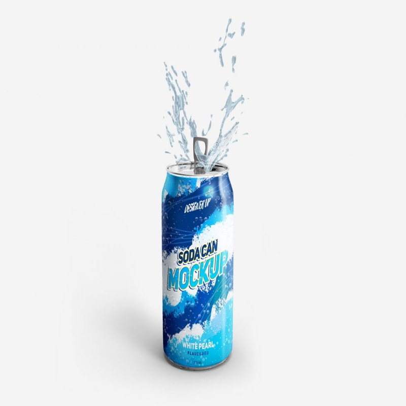 فایل ماکت قوطی نوشابه - Soda Can Mockup