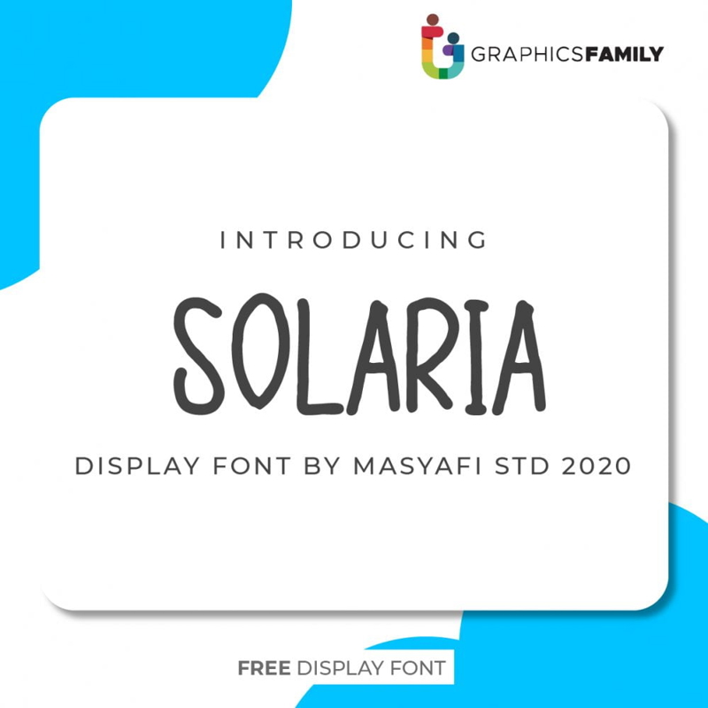 فایل فونت سولاریا - Solaria Font
