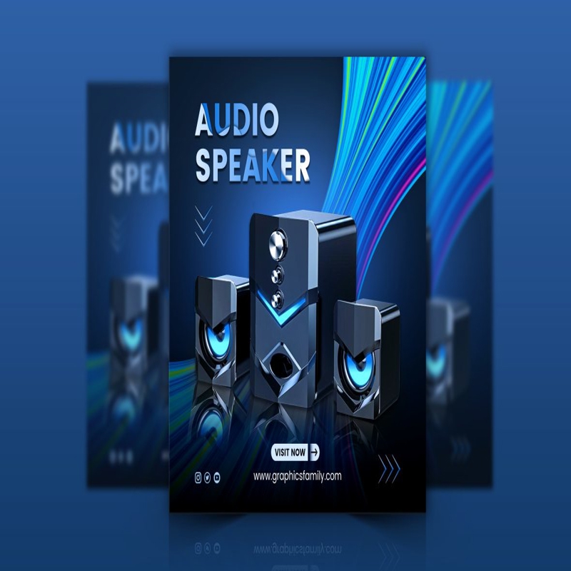 فایل طراحی پست شبکه‌های اجتماعی سخنرانان - Speakers Social Media Post Design