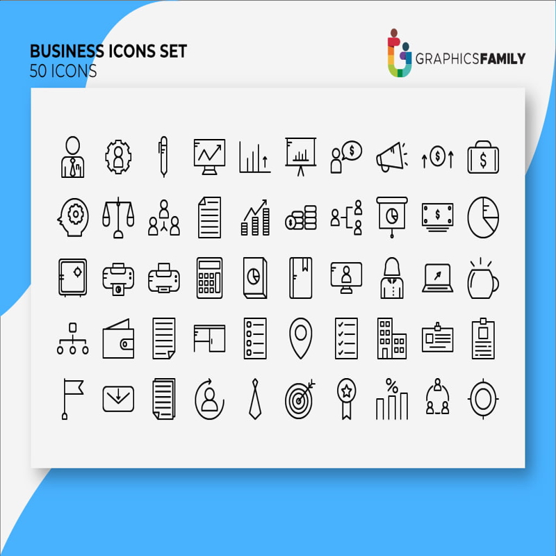فایل مجموعه آیکون‌های تجاری ویژه - Special Business Icons Set