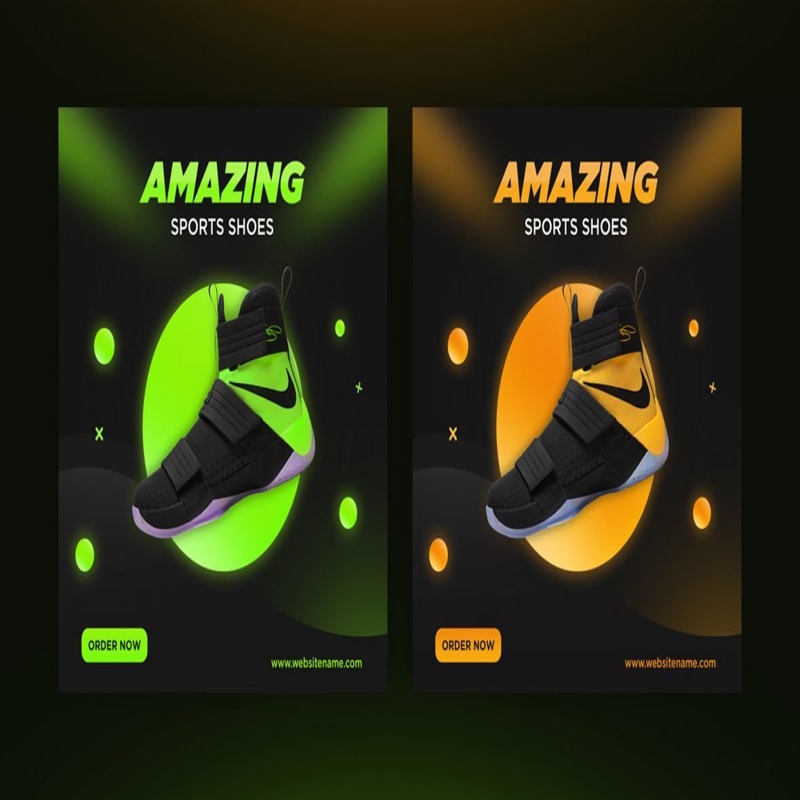فایل الگوی بنر کفش ورزشی - Sport Shoes Banner Template