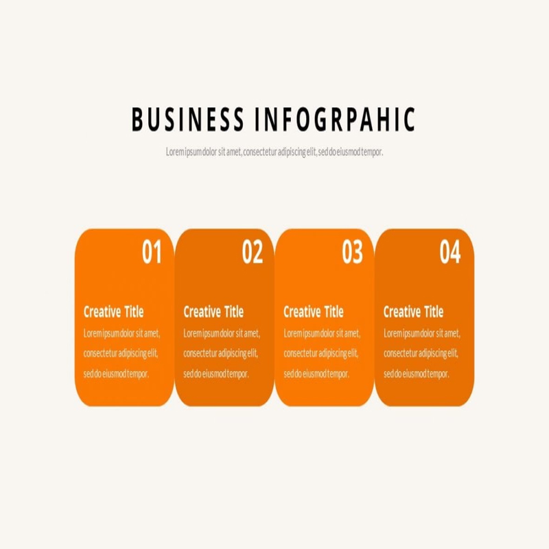 فایل عناصر مربع با گوشه‌های گرد برای قالب اینفوگرافیک پاورپوینت - Squares with Rounded Corners Elements for Powerpoint Infographics Template