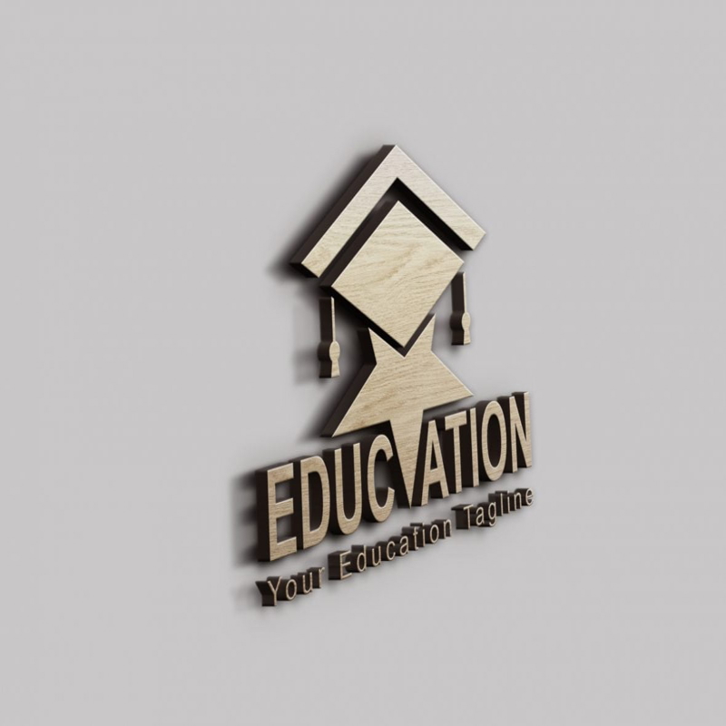 فایل طرح PSD لایه باز لوگو ستاره آموزش و پرورش - Star Education Logo Design PSD Template