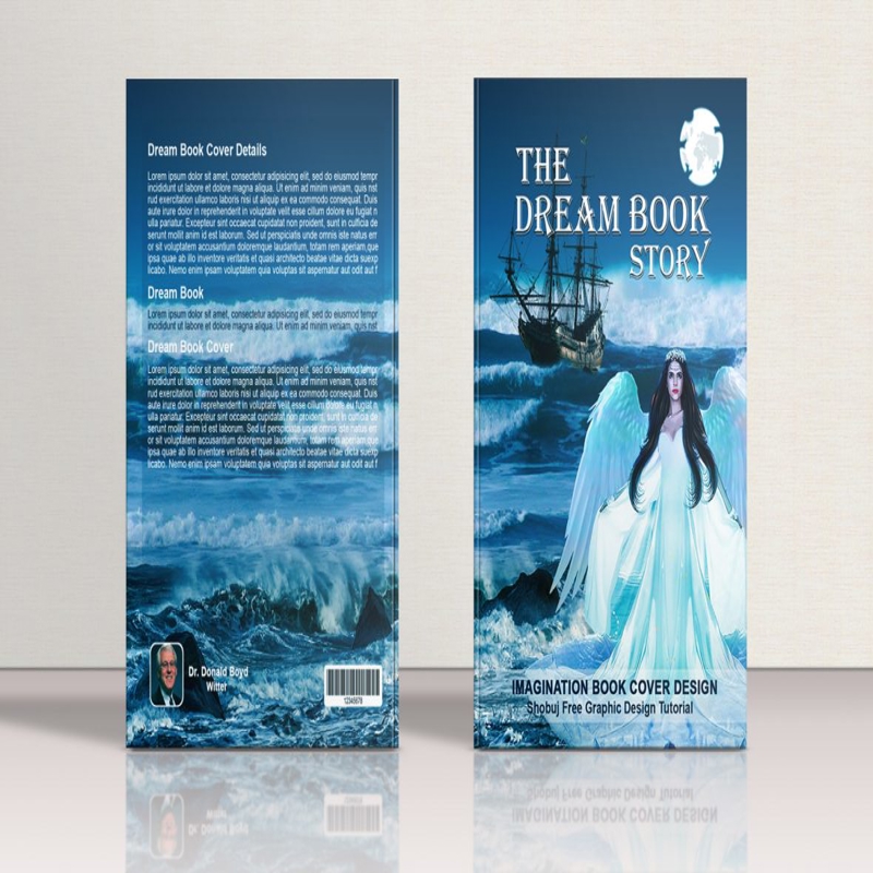 فایل هزینه قالب طراحی جلد کتاب داستان psd - Story Book Cover Design Template Fee psd