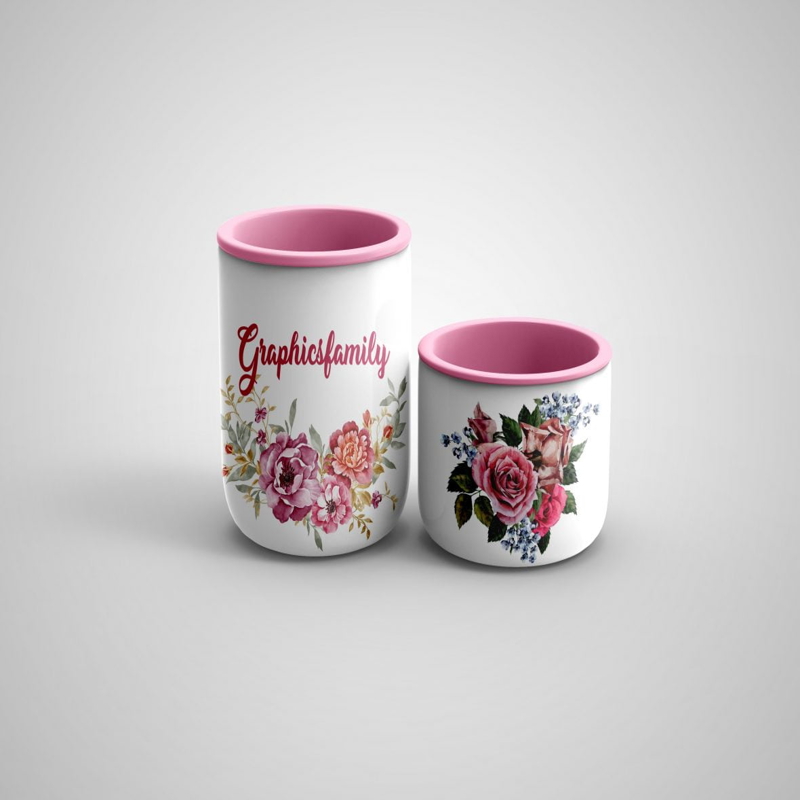 فایل ماکت فنجان شکر - Sugar Cup Mockup