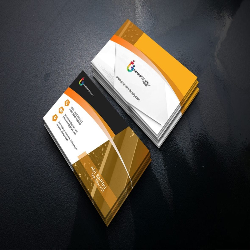 فایل الگوی کارت ویزیت تحلیلگر مالیاتی - Tax Analyst Business Card Template