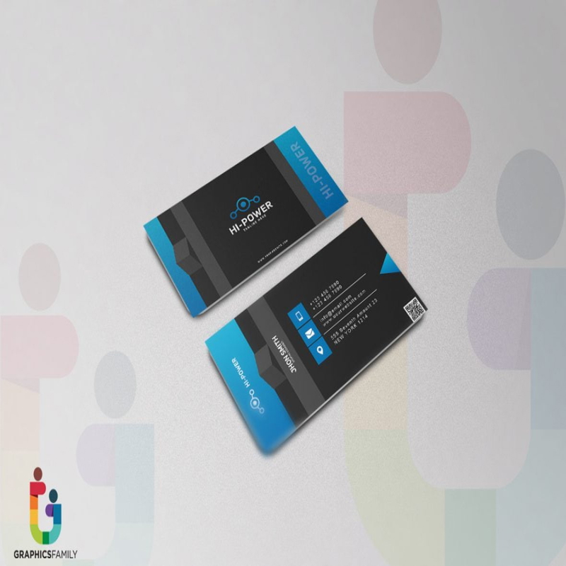 فایل طراحی کارت ویزیت مدیر فناوری - Technology Manager Business Card Design
