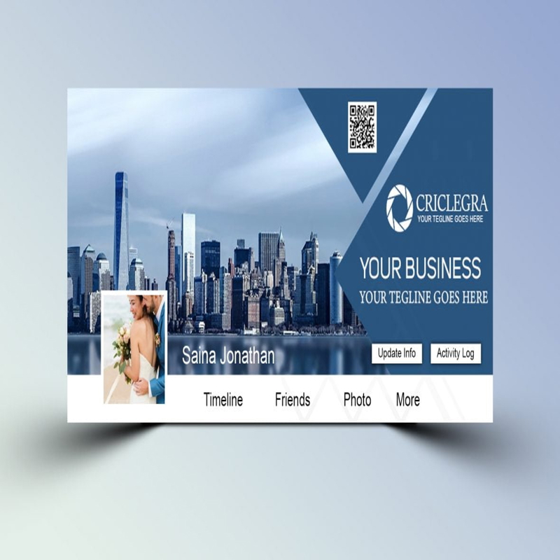 فایل طرح PSD کاور فیسبوک آژانس مسافرتی - Travel Agency PSD Facebook Cover Design
