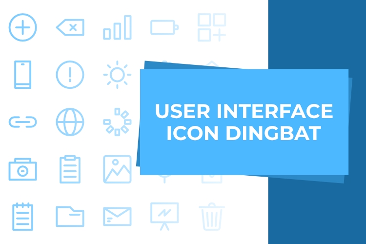 فایل فونت آیکون‌های رابط کاربری - User Interface Icons Font