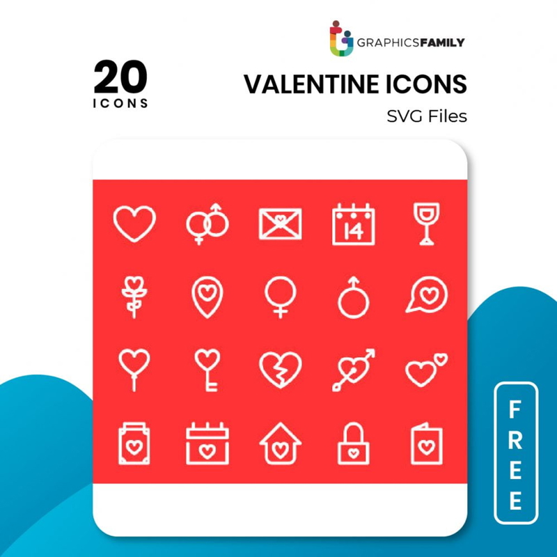 فایل آیکون‌های ولنتاین - Valentine Icons