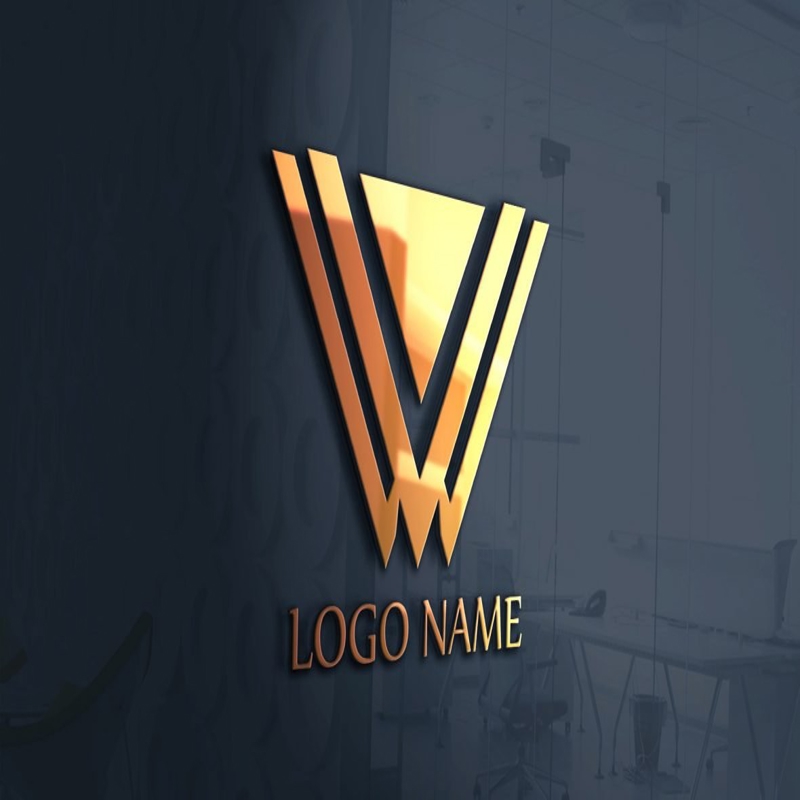 فایل لوگوی انتزاعی W - W Abstract Logo