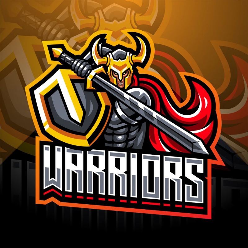 فایل لوگوی طلسم قبیله جنگجویان - Warriors Clan Mascot Logo