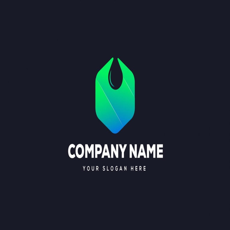 فایل قالب طراحی لوگو شرکت قطره آب - Water Drop Company Logo Design Template