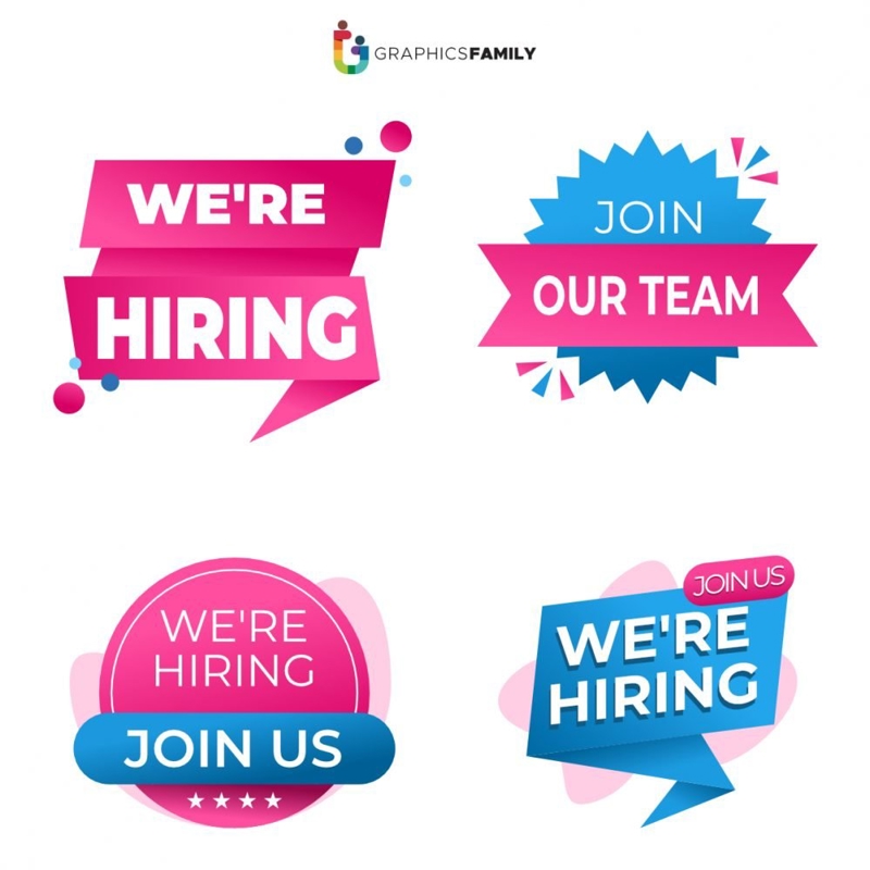 فایل ما در حال استخدام بسته بنر هستیم - We are hiring banners pack