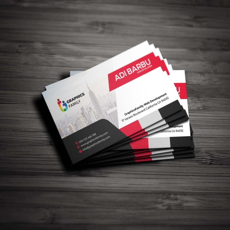 فایل الگوی کارت ویزیت توسعه دهنده یا طراح وب - Web Developer or Designer Business Card Template
