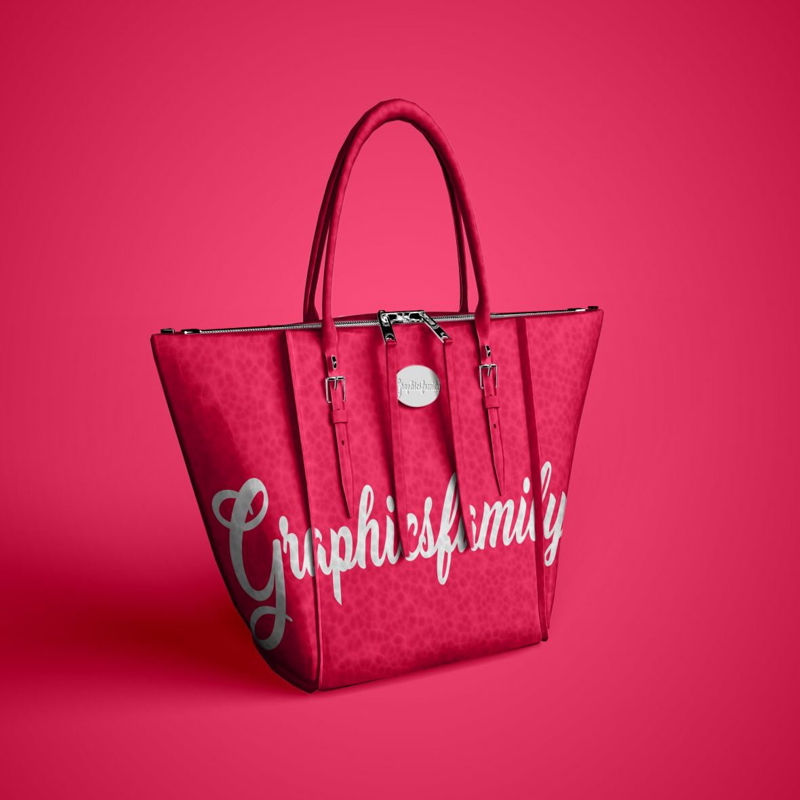 فایل موکاپ کیف زنانه - Woman Fashion Bag Mockup