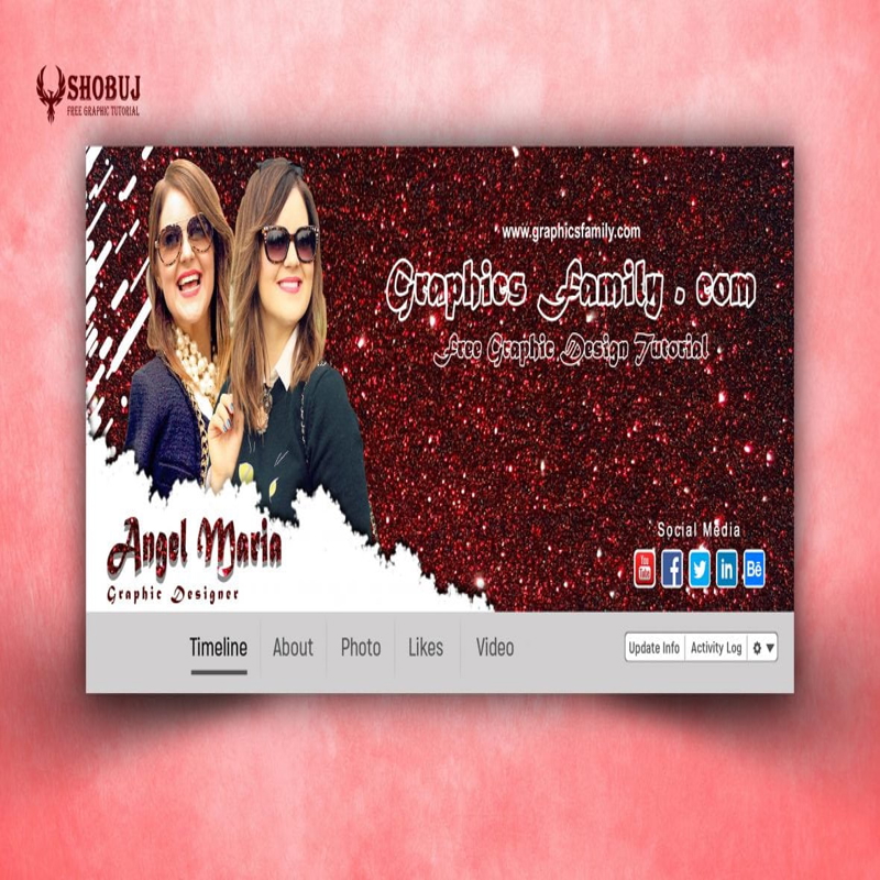 فایل طراحی کاور فیسبوک یک زن مدیر منابع انسانی - Woman Human Resources Manager Facebook Cover Design