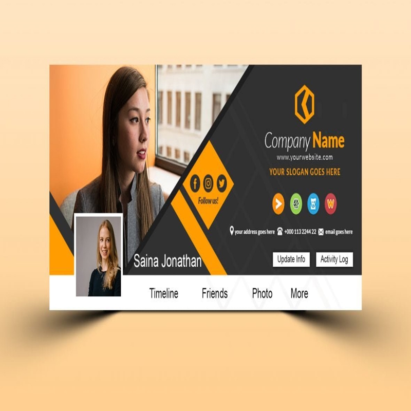 فایل طراحی کاور فیسبوک زنان کارآفرین - Women Entrepreneur Facebook Cover Design