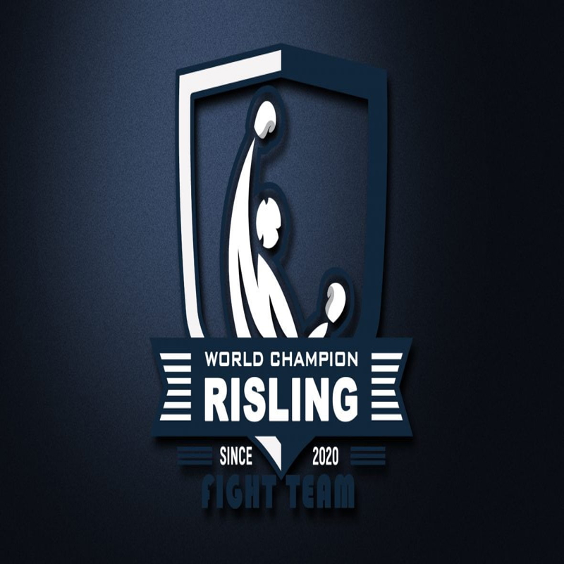 فایل طراحی لوگو تیم کشتی کج - Wrestling Team Logo Design