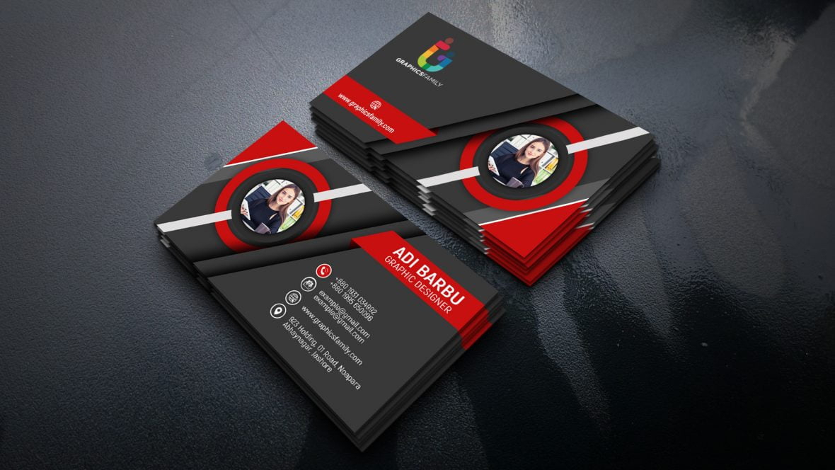 فایل طراحی کارت ویزیت سه بعدی در فتوشاپ - 3D Visiting Card Design in Photoshop