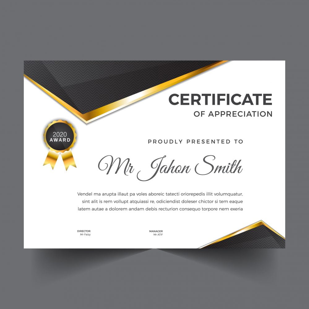 فایل الگوی چکیده تقدیرنامه - Abstract Certificate Template of Appreciation