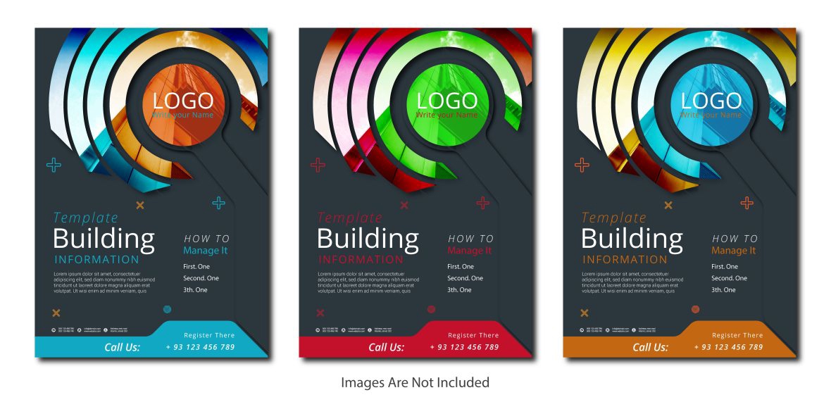 فایل الگوی بروشور انتزاعی - Abstract Flyer Template