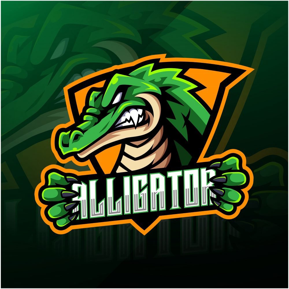 فایل طلسم لوگوی تمساح - Alligator Logo Mascot