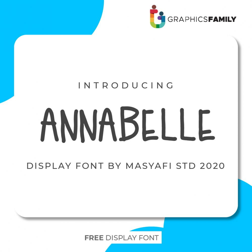 فایل فونت آنابل - Annabelle Font