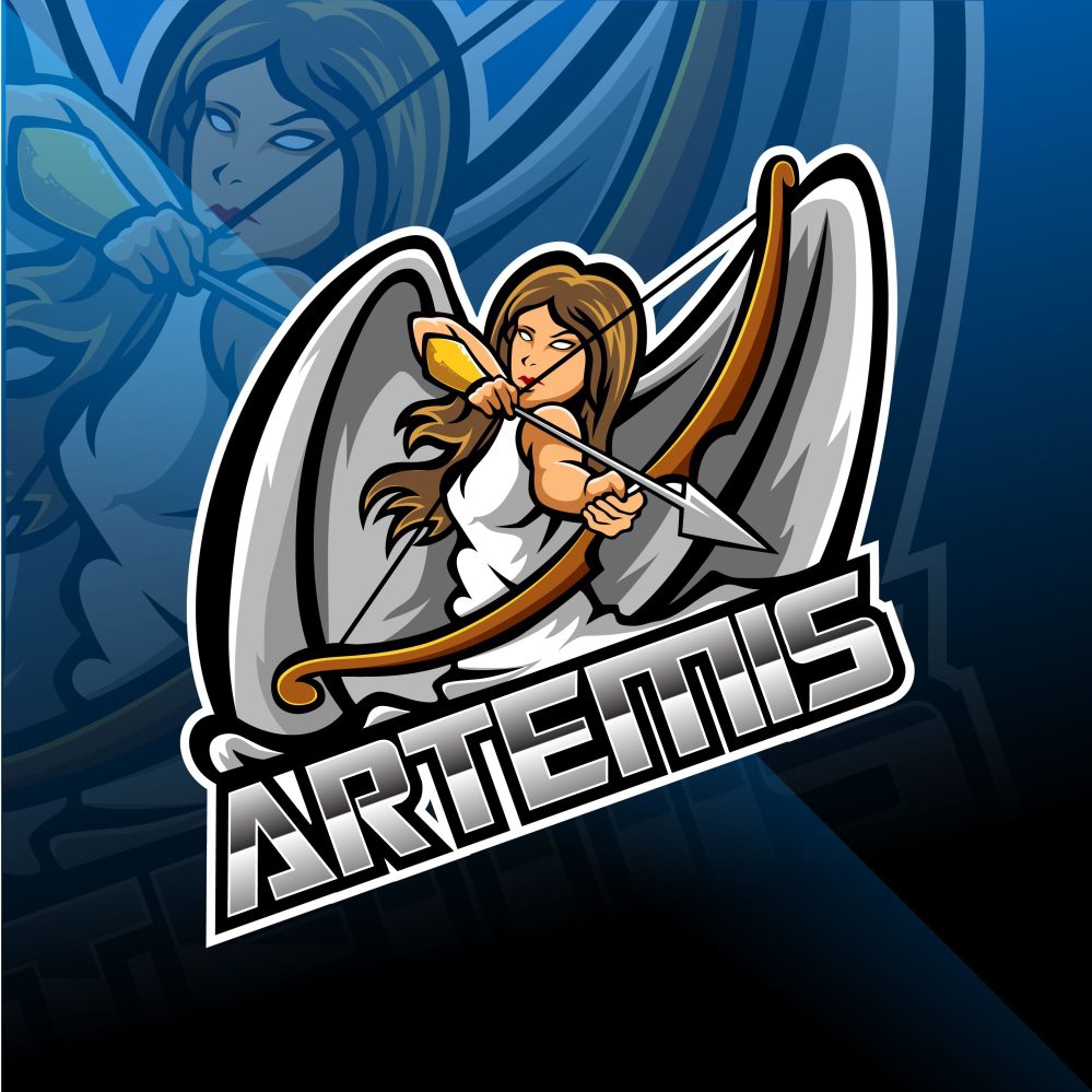 فایل الگوی لوگوی بازی آرتمیس، نماد، ورزش‌های الکترونیکی - Artemis Gaming Logo Template, Mascot, Esport