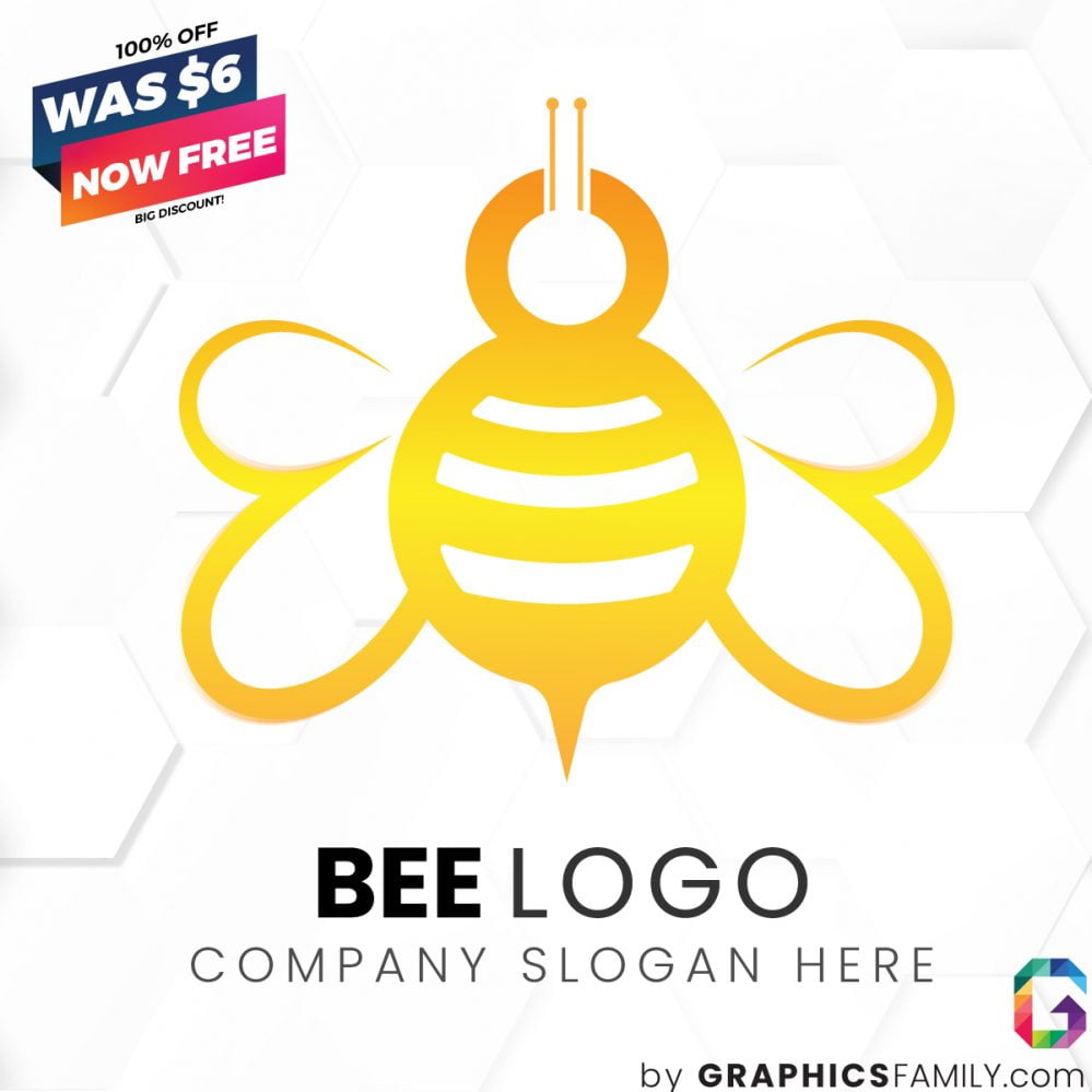 فایل لوگو زنبور عسل - Bee Logo