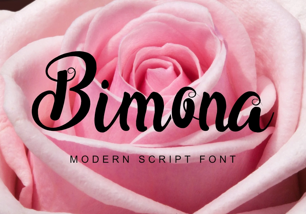فایل فونت بیمونا - Bimona Font