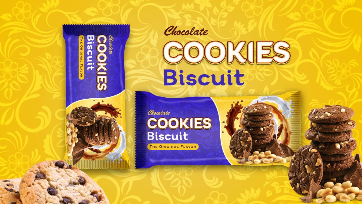 فایل طراحی بسته بندی بیسکویت و کلوچه - Biscuit and Cookie Packaging Design