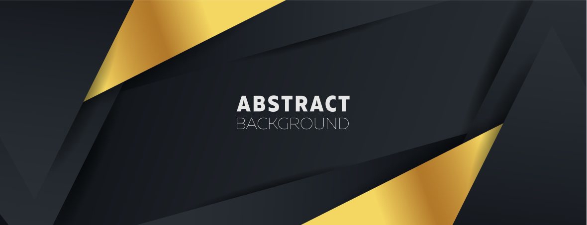 فایل الگوی پس زمینه آینده نگر سیاه و طلایی - Black and Golden Futuristic Background Template