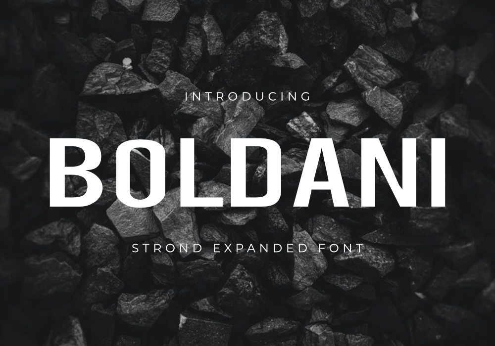 فایل فونت بلدانی - Boldani Font
