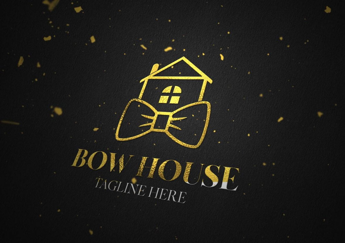 فایل لوگوی لوکس املاک و مستغلات BOW HOUSE - BOW HOUSE REAL ESTATE LUXURY LOGO