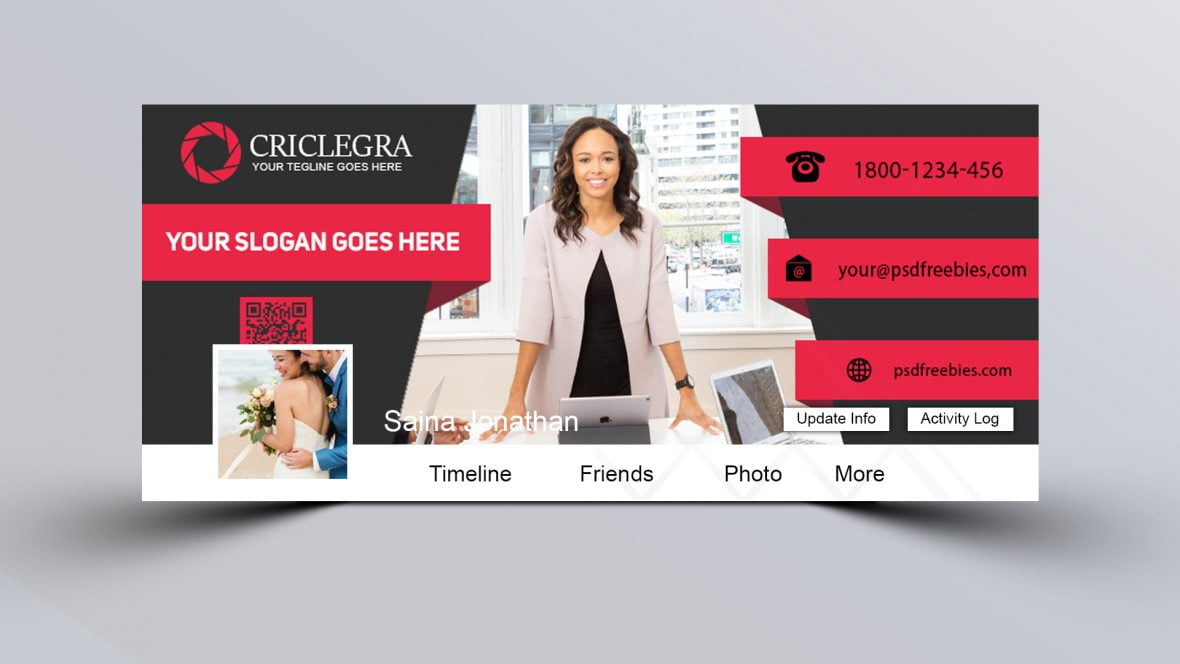 فایل قالب PSD کاور فیسبوک تحلیلگر کسب و کار - Business Analyst PSD Facebook Cover Template