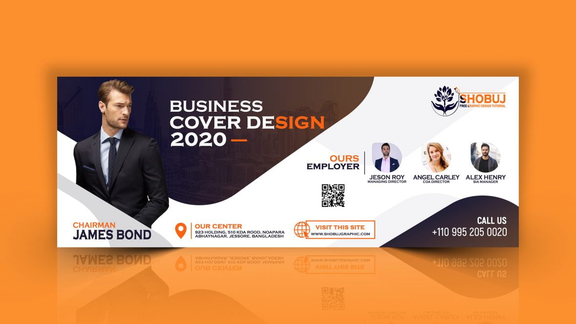 فایل طراحی کاور فیسبوک تجاری - Business Facebook Cover Design