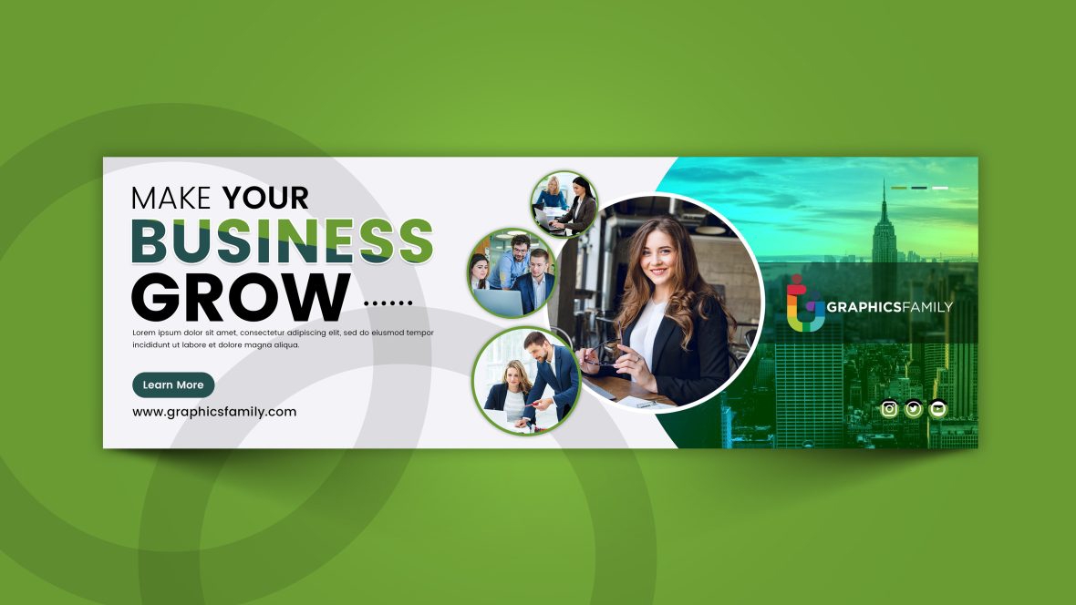 فایل طراحی بنر وب تجاری - Business Web Banner Design