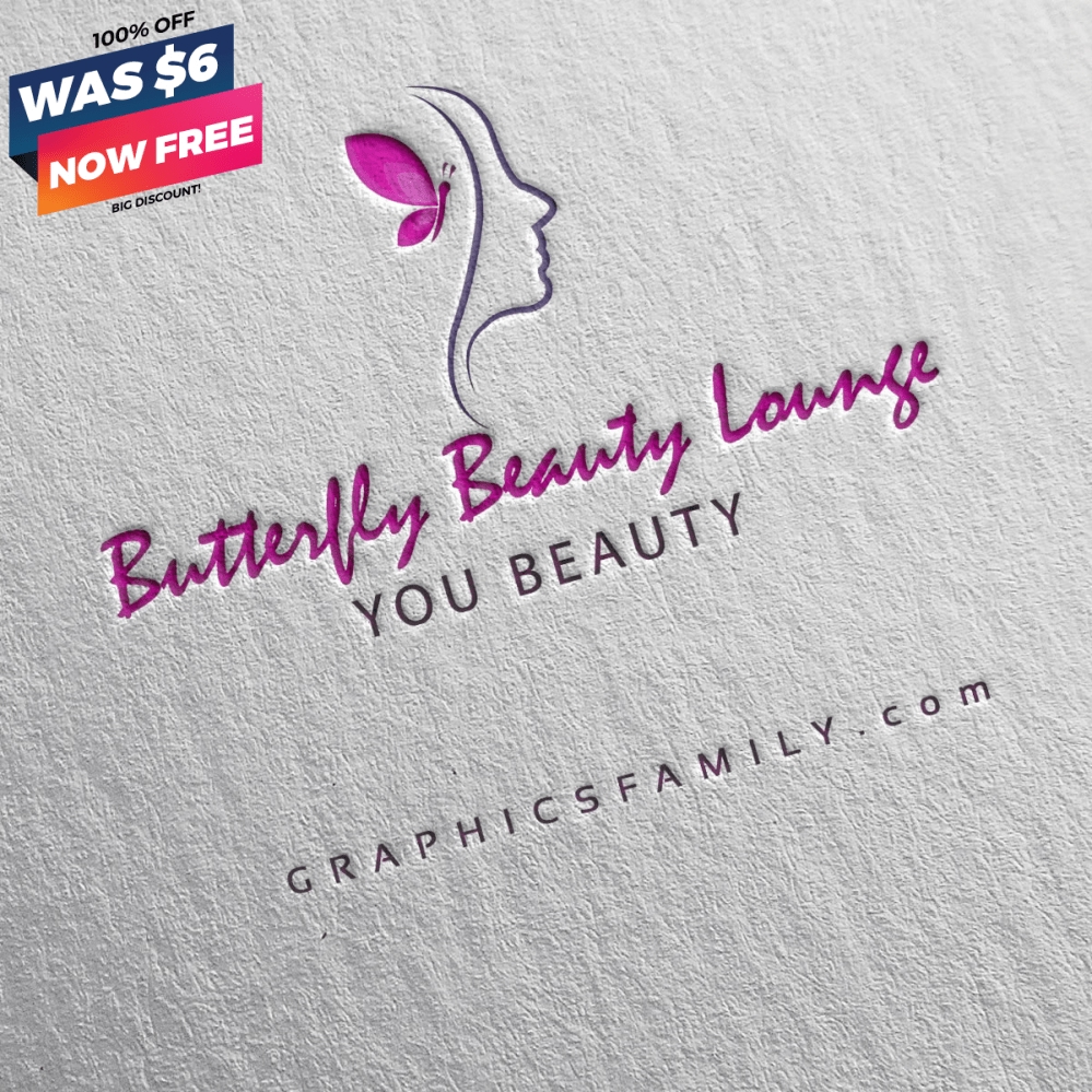 فایل لوگو سالن زیبایی باترفلای - ButterFly Beauty Lounge Logo