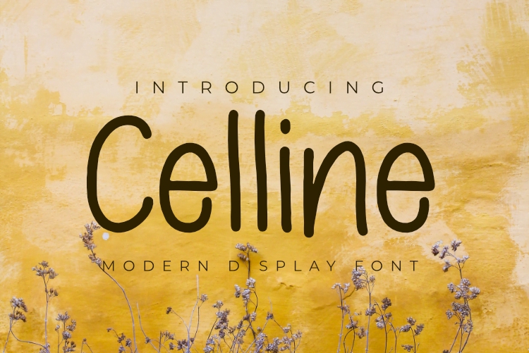 فایل فونت سلین دیسپلی - Celline Display Font