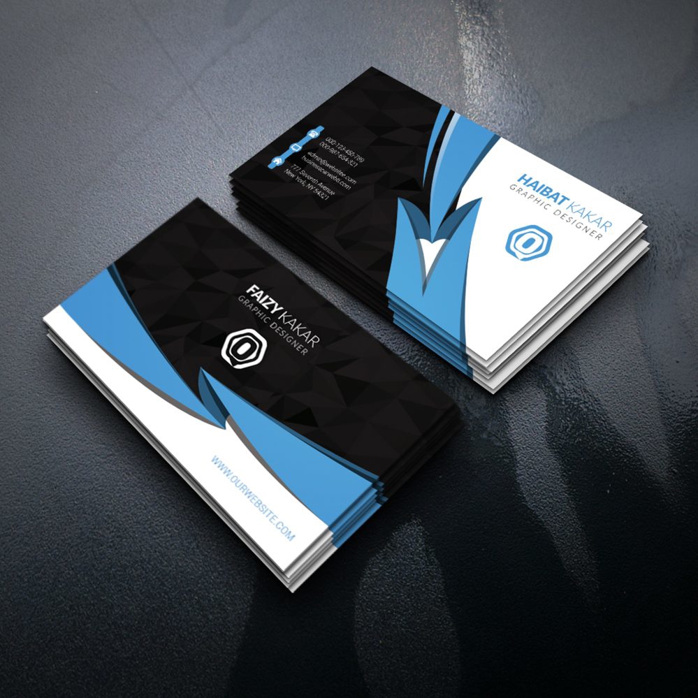 فایل الگوی کارت ویزیت کلاسیک - Classic Business Card Template