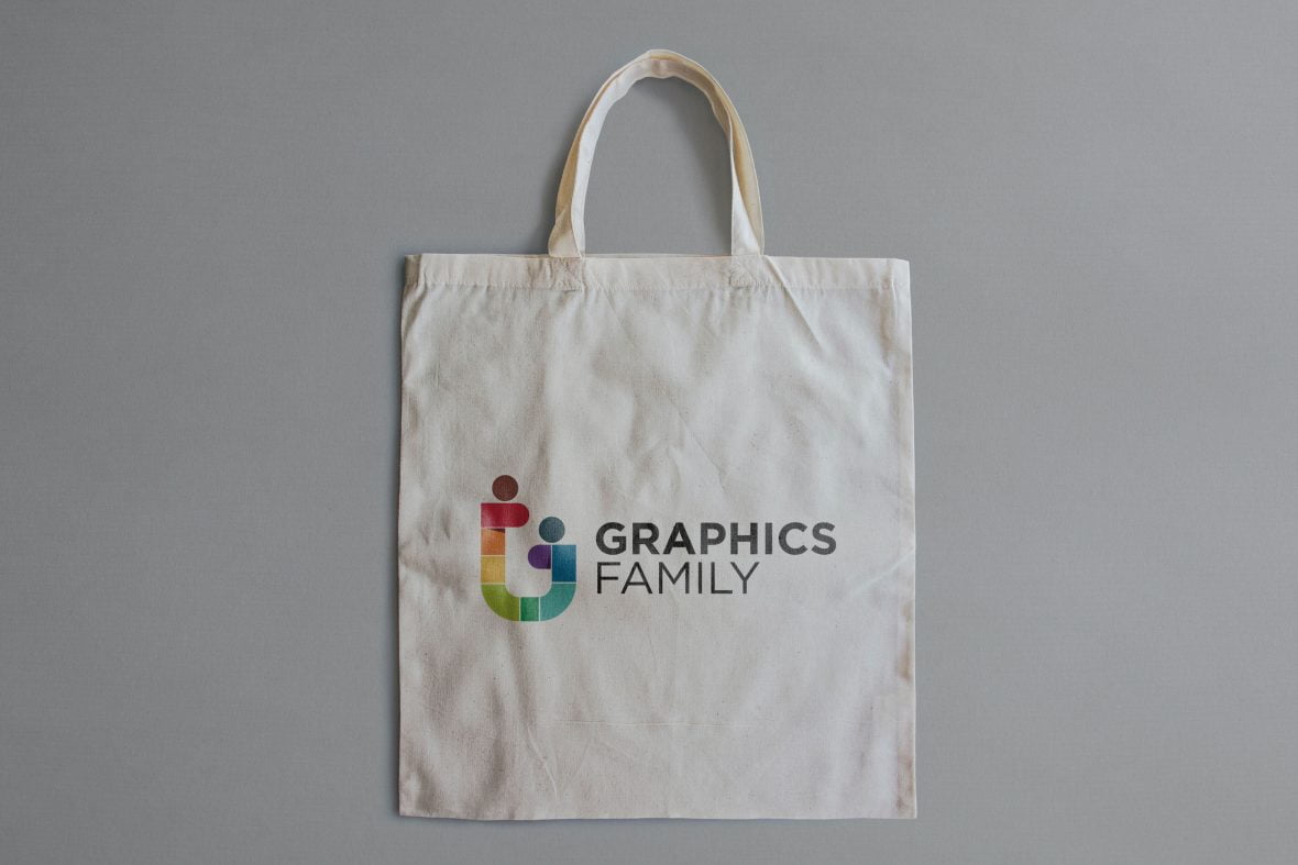 فایل موکاپ لوگو کیف پارچه‌ای - Cloth Bag Logo Mockup