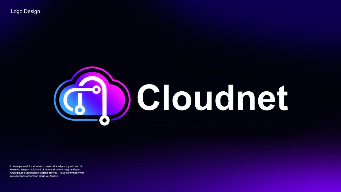 فایل طراحی لوگو کلودنت - Cloudnet Logo Design
