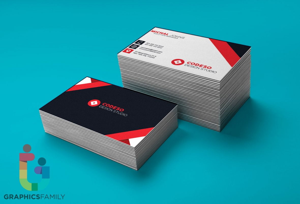 فایل طراحی کارت ویزیت کدنویس - Coder Business Card Design