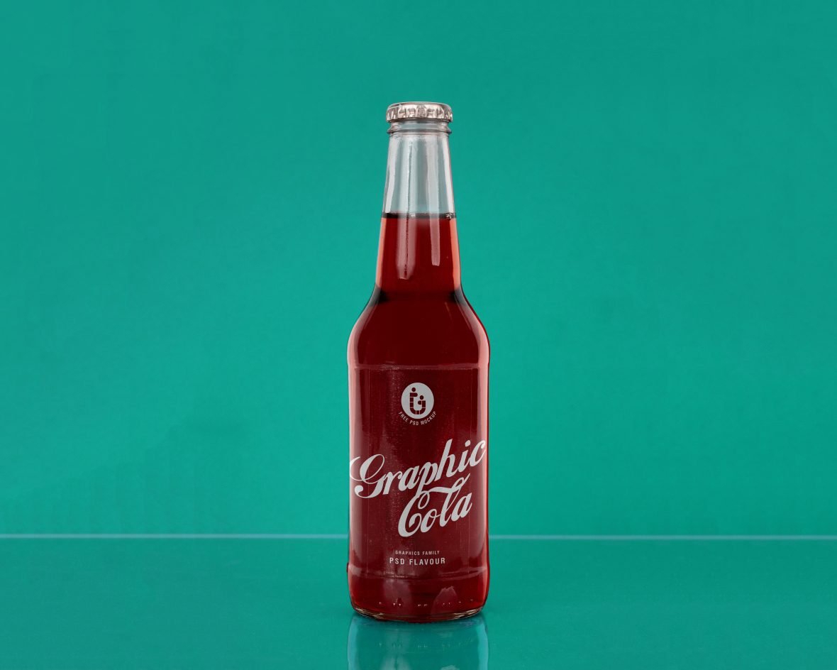 فایل موکاپ بطری نوشیدنی سرد - Cold drink Bottle Mockup
