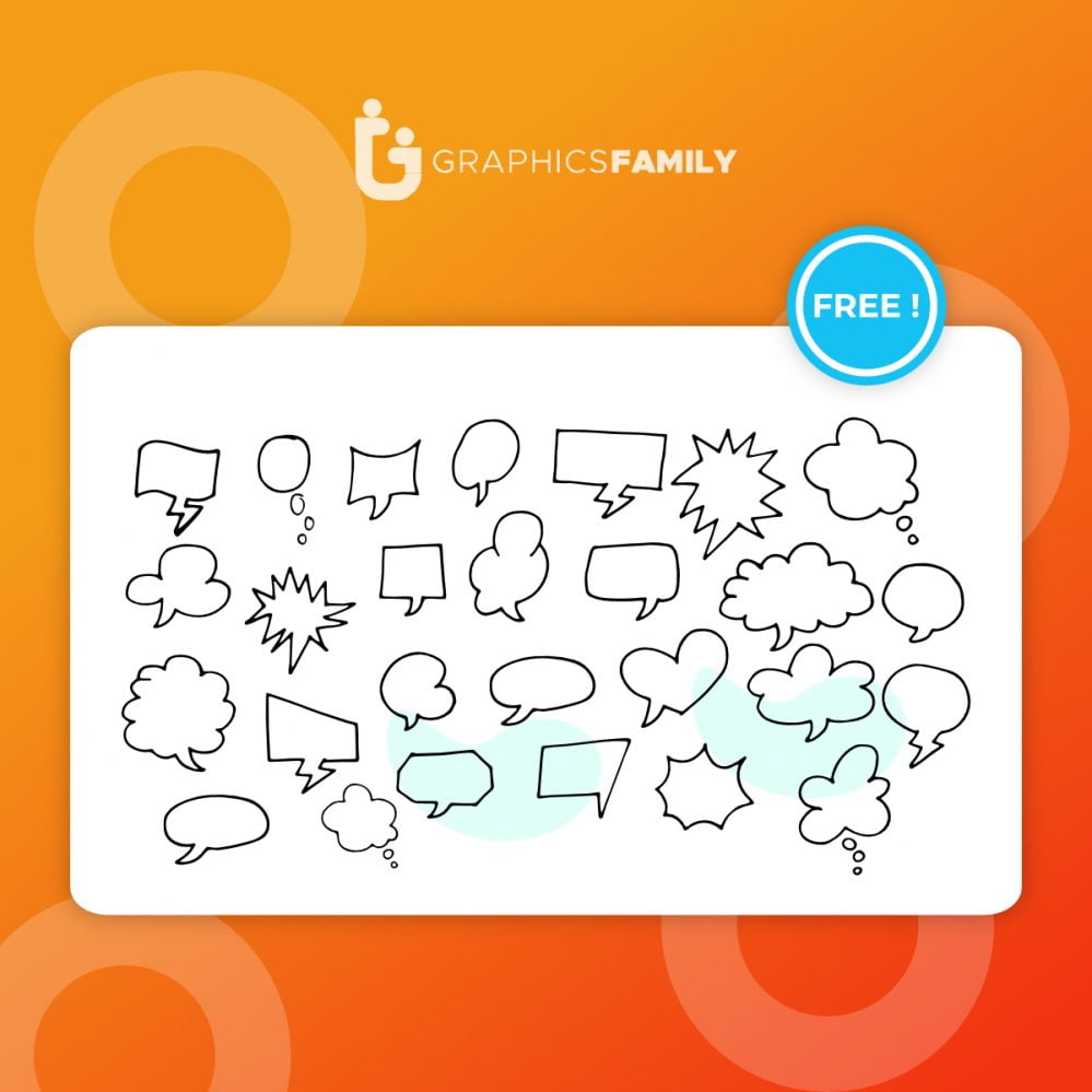 فایل مجموعه حباب سخنرانی کمیک وکتور - Comic speech bubble collection Vector
