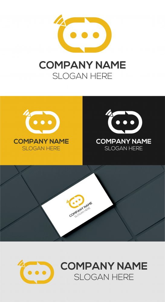 فایل طراحی لوگو ارتباطات - Communication Logo Design