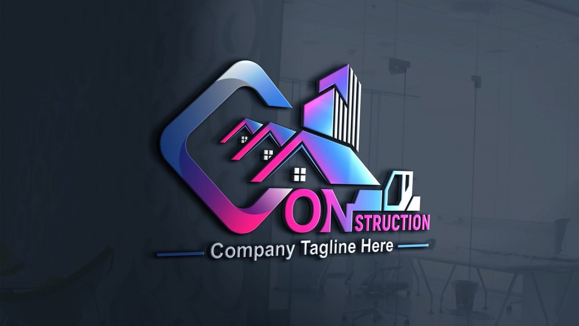 فایل طراحی لوگو شرکت ساختمانی، پیمانکار، تعمیرکار - Construction Company, Contractor, Handyman Logo Design